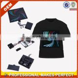 Sound activated led t shirt wholesale (YCT-A0197)