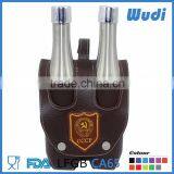 2 Piece Bottle Shape Hip Flask in Gift Set Pack HF900