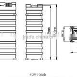 the Solar System 3.2v 100ah Lifepo4 Battery Cell Power Cell Solar Energy,wind Energy,E-scooter,EV, Backup Power thumbnail-2