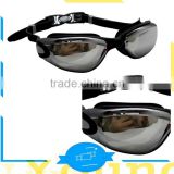 One piece silicone swimming goggles China supplier