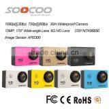 Cheap 1.5 Inch NTK96650+AR0330 SOOCOO C20 Sports Action Camera 170 Degree Wide- Angle Lens 7 Colors Available