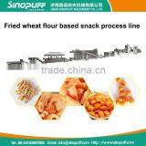 Industry Fried Wheat Flour Snack Making Machine/Crispy Chips/Bugles/Rice Crust Process Line