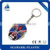2016 Eco-friendly Custom Design Pvc Rubber Character Figure Key Chain for Events