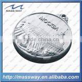 Souvenir Zinc Alloy Custom 3D Embossed Silver Coin