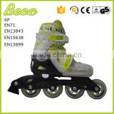 Foshan Beca wholesale rubber wheel boy aggressive roller skate with EN1078