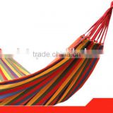 Portable Hammock Cotton Rope Outdoor Swing Parachute Fabric Hammock Camping Hammock Canvas Bed with Bag