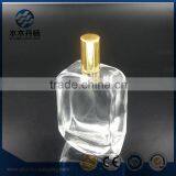 Fancy 100ml Personal Care Use Flat Glass Perfume Bottle thumbnail-2
