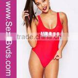 One Pice Brazilian Letters Bikini Manufacturer For Mature Women thumbnail-1
