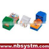 Cat5e UTP Toolless Keystone Jack 90 Degree
