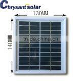 2W 11V Polycrystalline Solar Panel with Plastic Frame