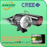 Sanyou 30W 5000k led bike lamp, 3600lm led bicycle light