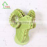 Wood Argali Animal Head 3D Wall Home Hotel Lobby Wall Decor thumbnail-3