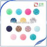 12mm Flat Back Resin 50pcs/lot Electroplated Druzy Cabochons Wholesale thumbnail-5