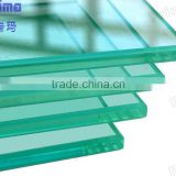 Unbreakable 12mm Tempered Green Glass Sheet Design For Panel