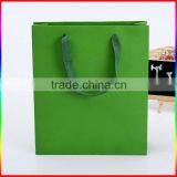 Green Gloss Laminated Paper Bags For Shopping, Shopping Paper Bags thumbnail-3