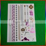 Colorful Metallic Necklace Tattoo/flash Tattoos thumbnail-2