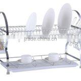 Metal Dish Rack, Kitchen Two Tier Dish Rack
