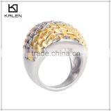 Kalen Jewelry Fshion Gold Stainless Steel Rings From China thumbnail-3