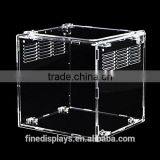 Acrylic Reptile Terrarium Habitat for Juvenile and Small Arboreal Tarantulas Chameleon Snails or Other Larval Reptiles thumbnail-2