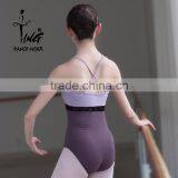 2016 New Camisole Cross Back Lace Insert Adult Leotard thumbnail-3