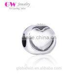 T007 Solid 925 Sterling Silver Engraving Wholesale Faith Hope Love Charms thumbnail-1