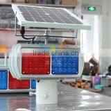 2016 Best LED Product Solar Powered Road Safety Blinker Flashing Warning Light