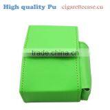 Soft pu Leather Cigarette Case Cigarette Holder Leather Pouch for Cigarette Pack With Lighter Holder Magnet Button Close thumbnail-1