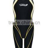 (Hot Selling) Ladies Long Black Full Body Swimsuit thumbnail-1