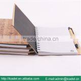 Advertised Logo Recycle Paper Notebook With Eco Ballpen Attached thumbnail-2