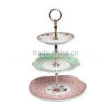 gold plated antique wedding party centerpiece cake stand , Brass Cake stands,Cake holders,Cake Plateau,Pastry Holder