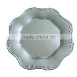 GRS Silver Clear Plastic Plates Wholesale thumbnail-1