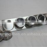 Stainless Steel With Stand Magnet Spice Set
