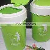 Colourful Open Top 8 Liter Plastic Dustbin. Suitable to be Used as Office Dustbin, Toilet Dustbin, Sanitary Dustbin thumbnail-4