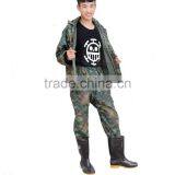 Water Proof Pvc Knitting Fabric Rain Coat /outdoor Working Adult Men Pvc Raincoat Suit thumbnail-2