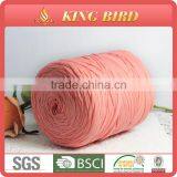 Crocheting Fancy Ribbon Yarn t Shirt Crochet Yarn Made in China Tape Yarn thumbnail-1