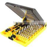 45 in 1 Multi Professional Portable Opening Tool Compact Screwdriver Kit Set With Tweezers & Extension thumbnail-1