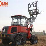 Qingdao Everun New Condition 1.5Ton Small Wheel Loader With Grapple Forks for Sale thumbnail-4