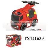 Pink Fire Truck Toy, Fire Engine Toy thumbnail-6