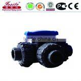 Standard U-PVC Three Union Ball Valve thumbnail-2