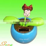 Hot Sale Various Fashion Solar Powered Bobble Plant Toy For Wholesale