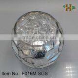 Hot Sale Handmade Mercury Glass Vase Ball Silver Vase thumbnail-2
