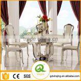 Modern Kitchen Set Round Dining Table for 6 TH374 thumbnail-1