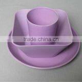 Biodegradable Bamboo Fiber Tableware Sets thumbnail-4