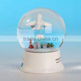 Handmade Resin And Glass Water Ball for Boys, Cool Plane Snowdome thumbnail-3