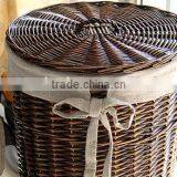 Restoring Ancient Wicker Laundry Basket Cabinet thumbnail-3