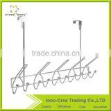 Kitchen Bathroom Chrome Over The Door Storage Hooks thumbnail-1