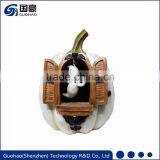 Custom Haunted House Decorative Resin Ghost Pumpkin thumbnail-1