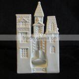 Bisque Porcelain Carolers Votive Holder, Partylite Village Christmas P0204 Candle Holder thumbnail-2