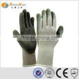 Palm Grey Knit Glove With Latex Coating Gripping thumbnail-1