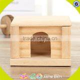 2017 New Design Wooden Animal House for Hamster Mini Wooden Animal House for Hamster W06F026 thumbnail-3